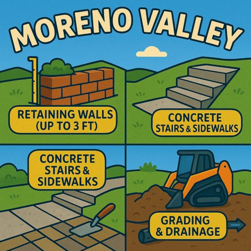 Moreno Valley, California Hardscape Services